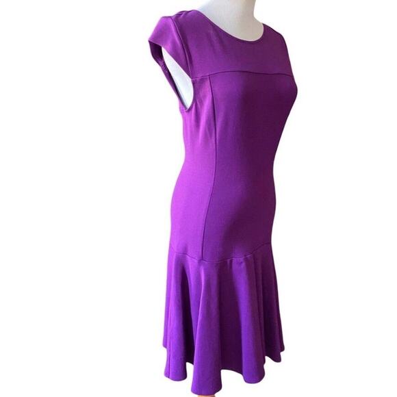 Kate Young For Target Drop Waist Dress Purple Size 2 Stretch - Picture 3 of 6